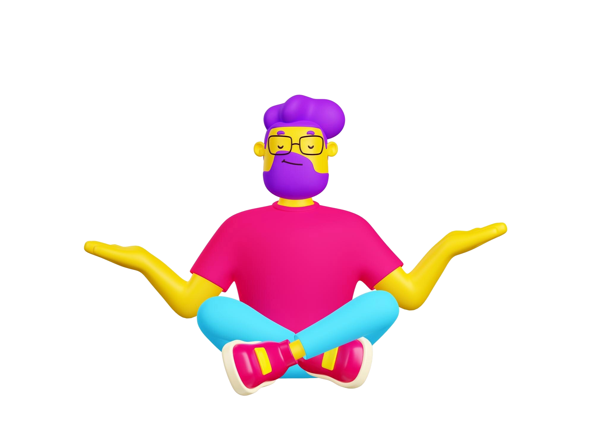 imagem pessoa tranquila